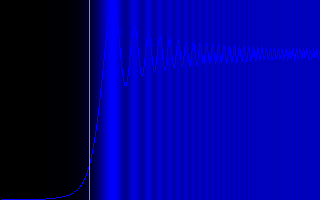 Sample output for straight edge obstacle