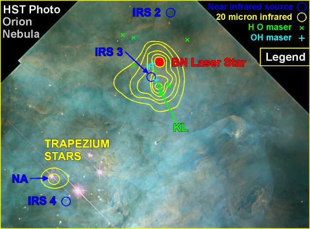 HST Picture of Trapezium cluster
