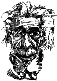 [ Einstein's Caricature ]